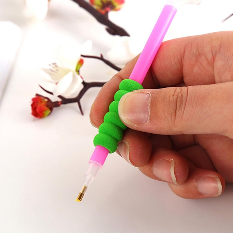 LINYUEARUI 50 pen holders, children's pen holders, learning tools, stationery aids, grip posture correction devices, children's writing posture pen holder - Image 5